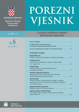 Porezni vjesnik